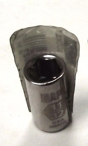 Napa 10027 1/4" Drive 11/32" Socket 6pt. USA