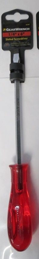 Gearwrench 82707 1/4" x 6" Slotted Screwdriver