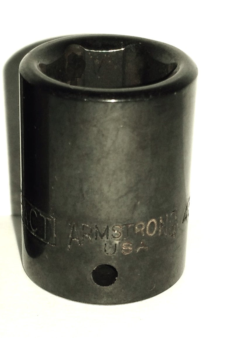 Armstrong 45-011 1/4" Drive 6 Point Impact Socket 11mm USA