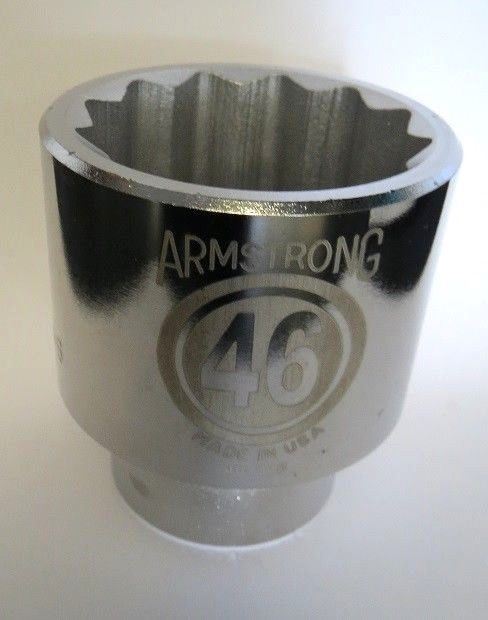 Armstrong 40-146 46mm 3/4" Drive 12 Point Socket USA