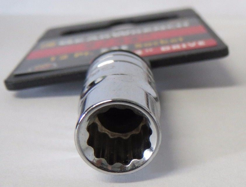 GearWrench 80213 1/4" Drive 12 Point Standard SAE Socket 9/32"