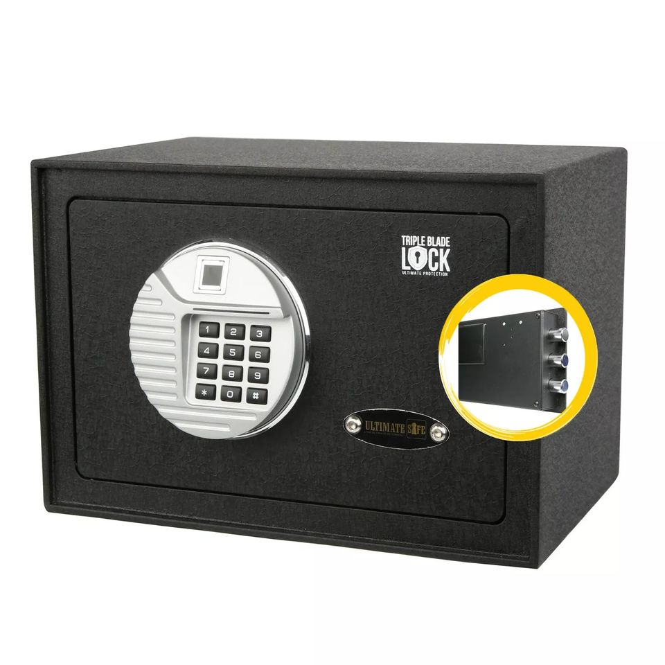 Ultimate Safe 20BIOM 0.3 cu ft Biometric Fingerprint Digital Home Office Small Safe Box