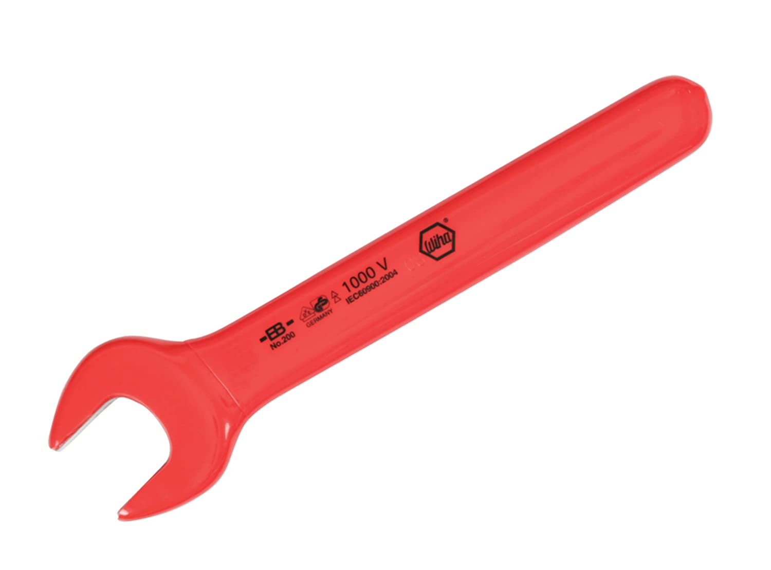 Wiha 20027 27mm Open Ended Spanner With Insulated Handle, Metric Germany