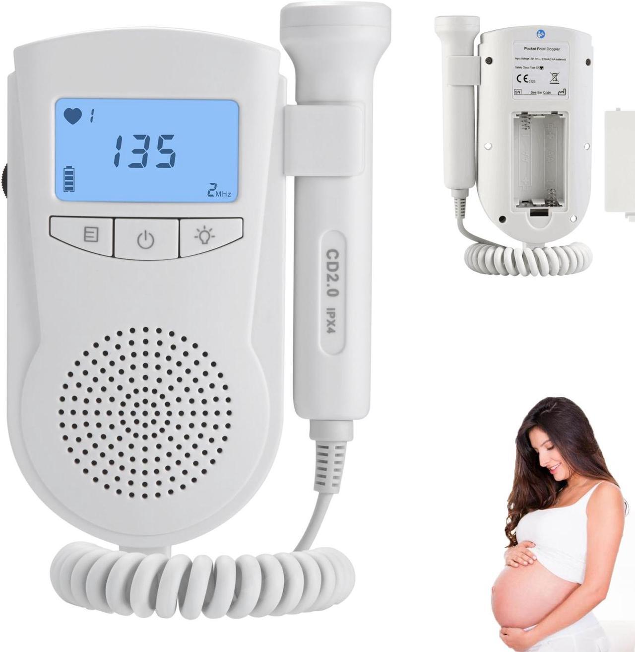 Neeva Portable fetal doppler Baby Heart Rate Monitor For Pregnant Women Home Use