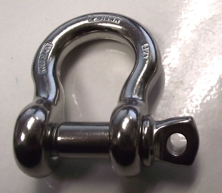 Campbell 6402106 3/8" Screw Pin Anchor Shackle SS M19