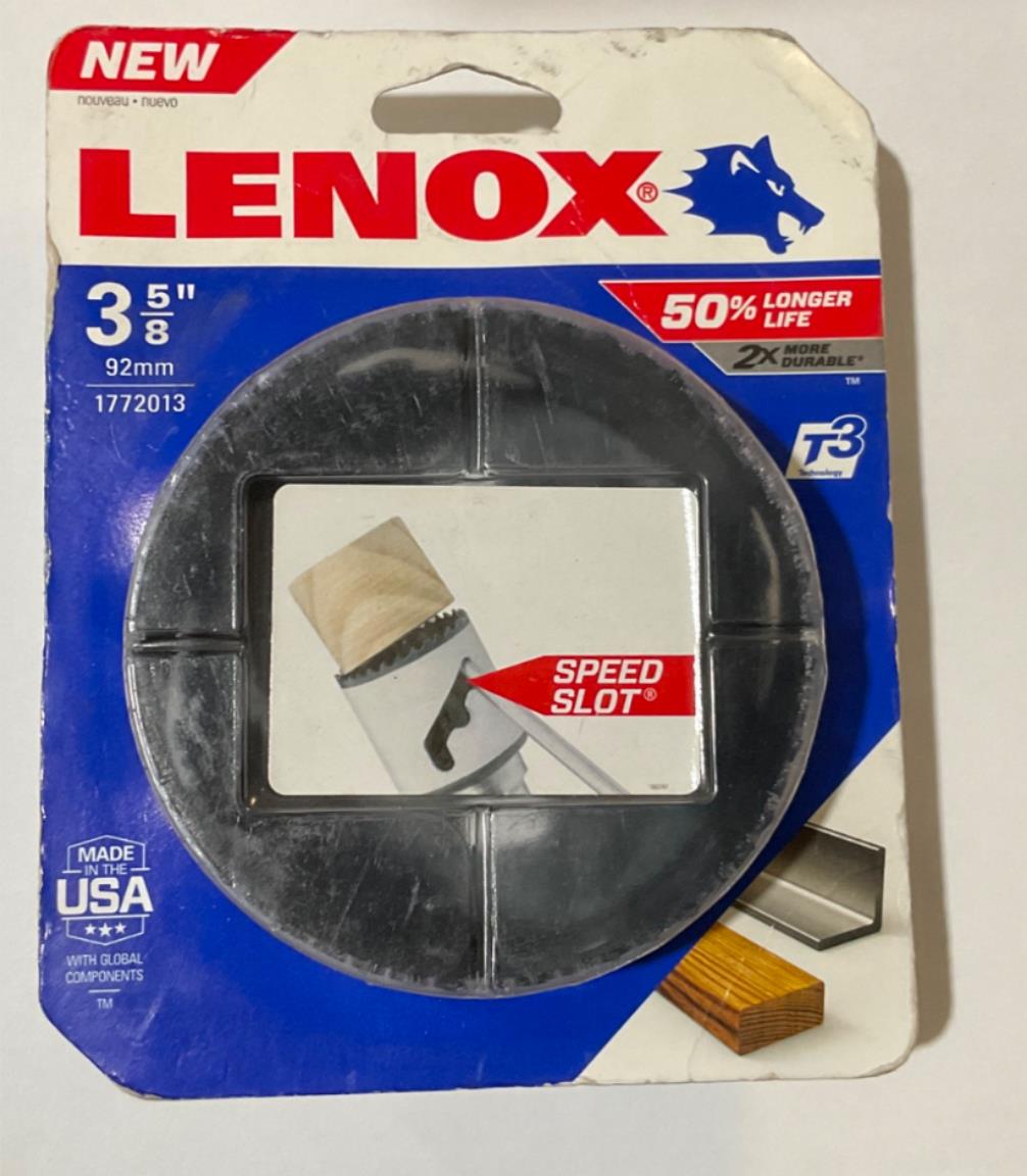 Lenox 1772013 3-5/8" Bi-Metal Hole Saw USA