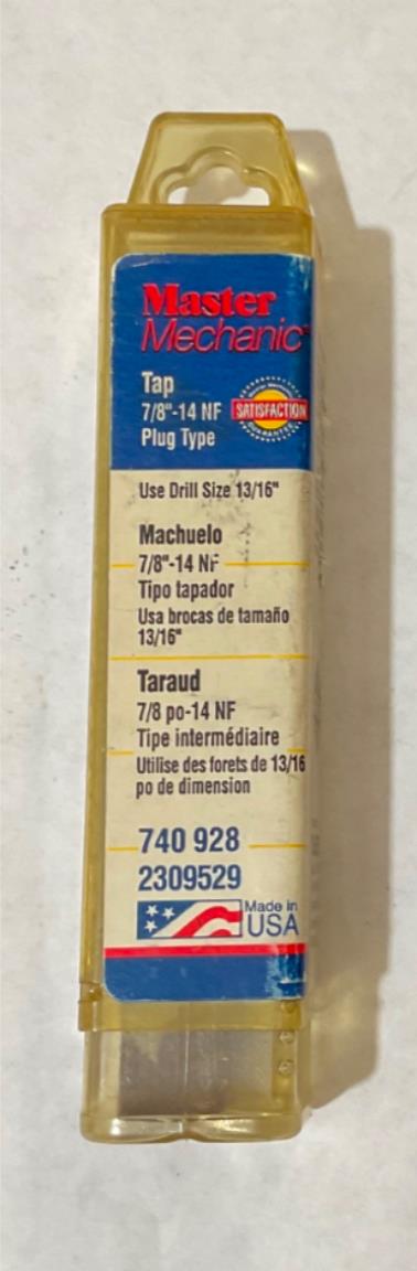 Master Mechanic 740 928 7/8" -14 NF Plug Type USA