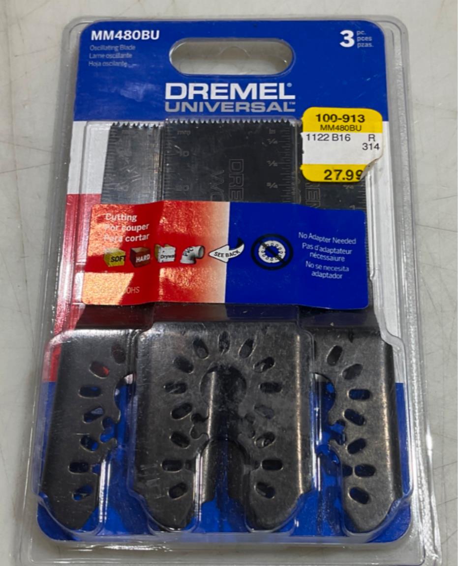 Dremel Universal MM480BU 3pk Oscillating Blade #83