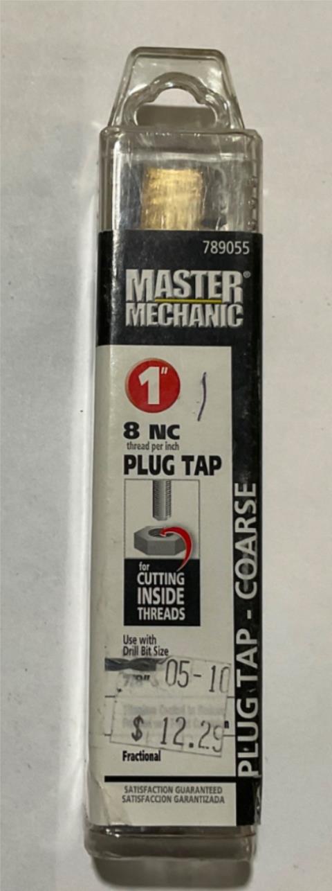 Master Mechanic 789055 1"-8NC Titanium coated Plug Type  #25