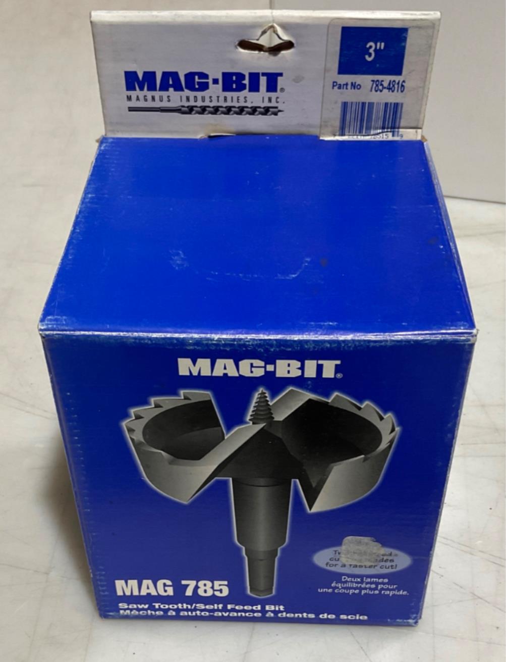 Mag-Bit 785-4816 3" Saw Tooth/Self Feed Bit