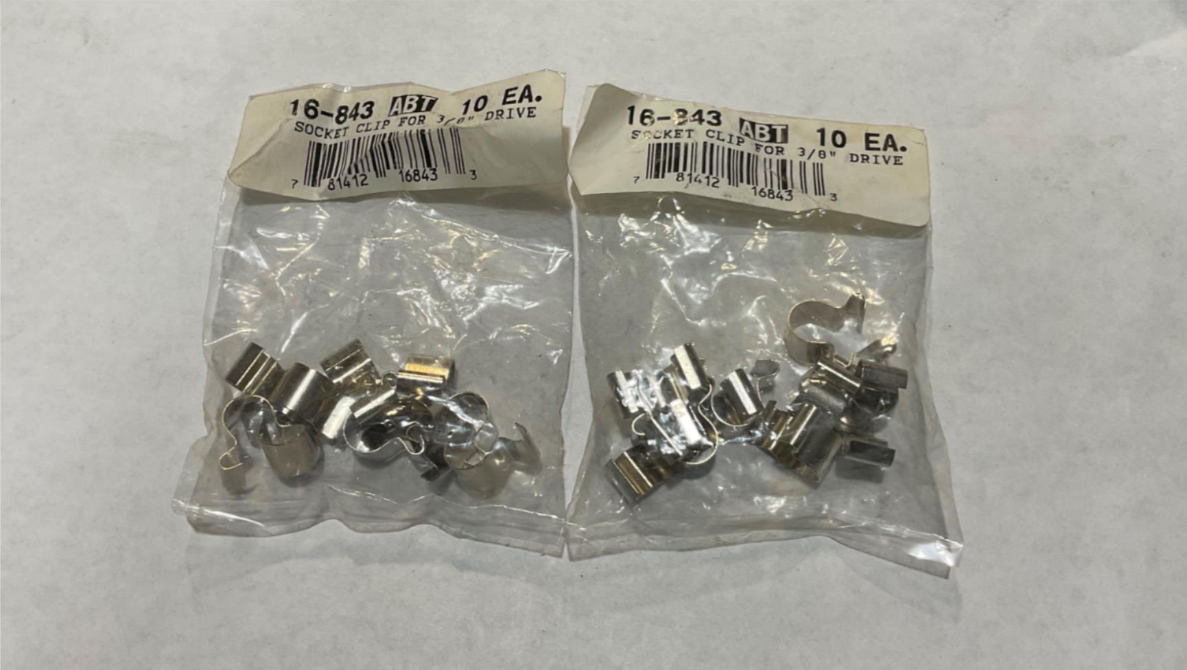 Armstrong Tools 16-843 Socket Clip For 3/8" Drive Socket Rails 20pcs.