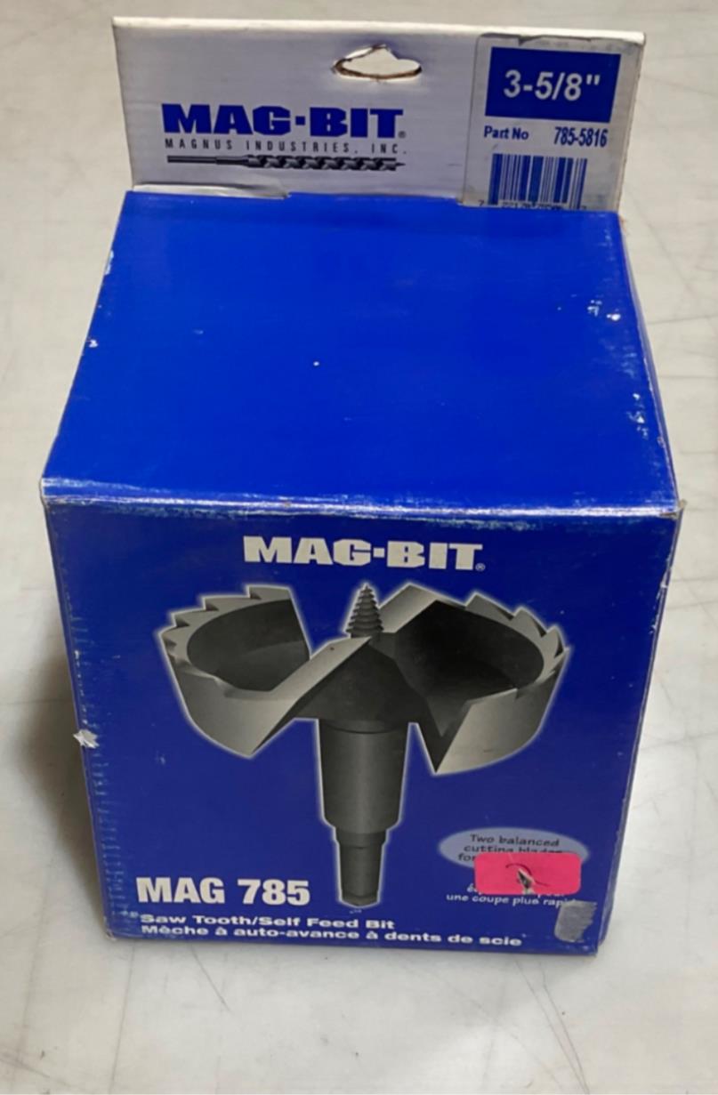 Mag-Bit 785-5816 3-5/8" Saw Tooth/Self Feed Bit