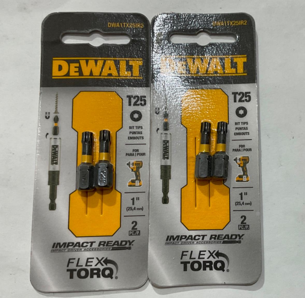 DeWalt DWA1TX25IR2 T25 FlexTorq Bit Tip 2-2pks #I-71