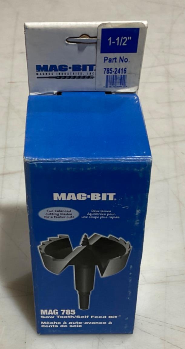 Mag-Bit 785-2416 1-1/2" Saw Tooth/Self feed bit