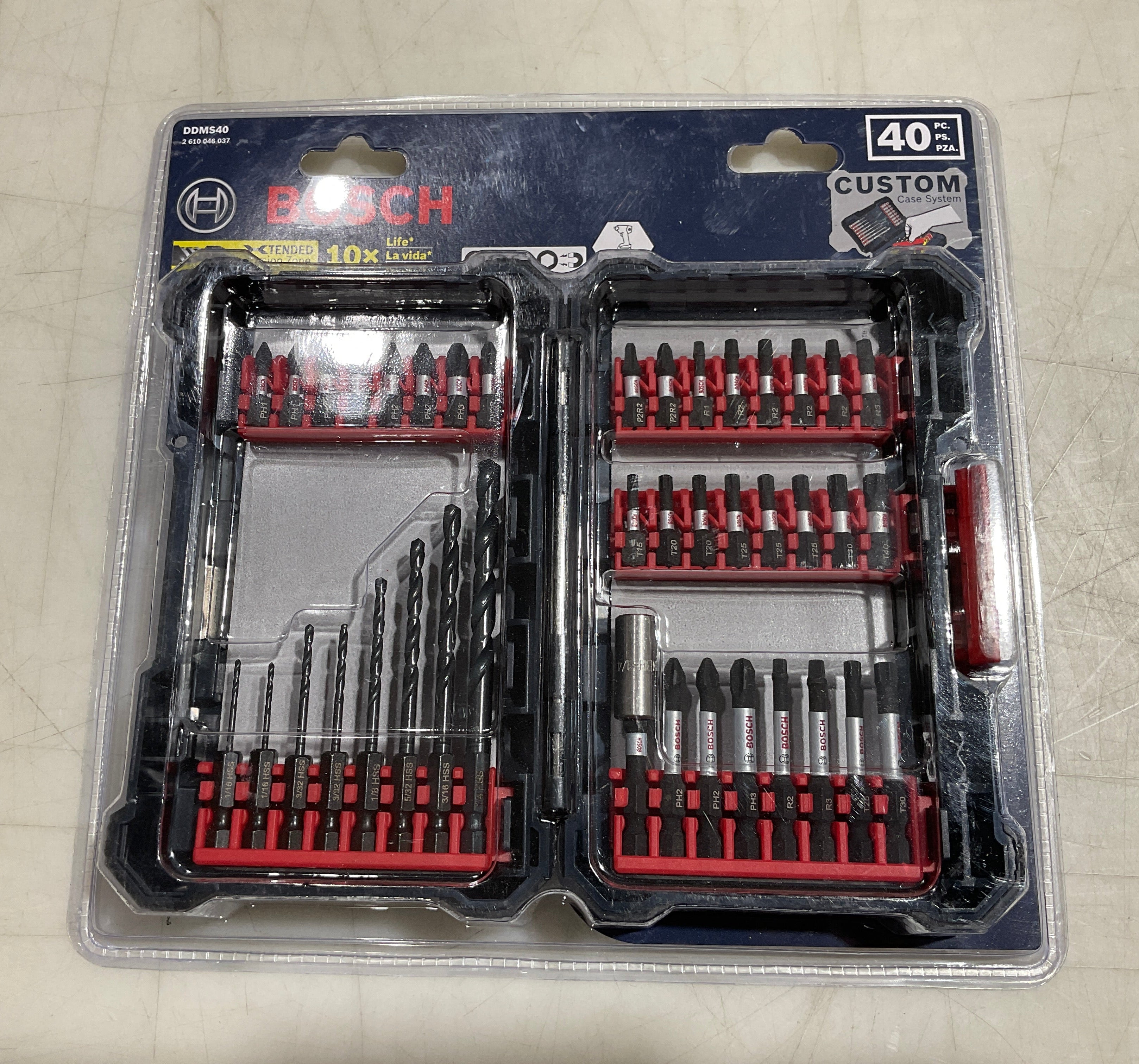 Bosch DDMS40 40pc Black Oxide drill bit & insert bit set #B14