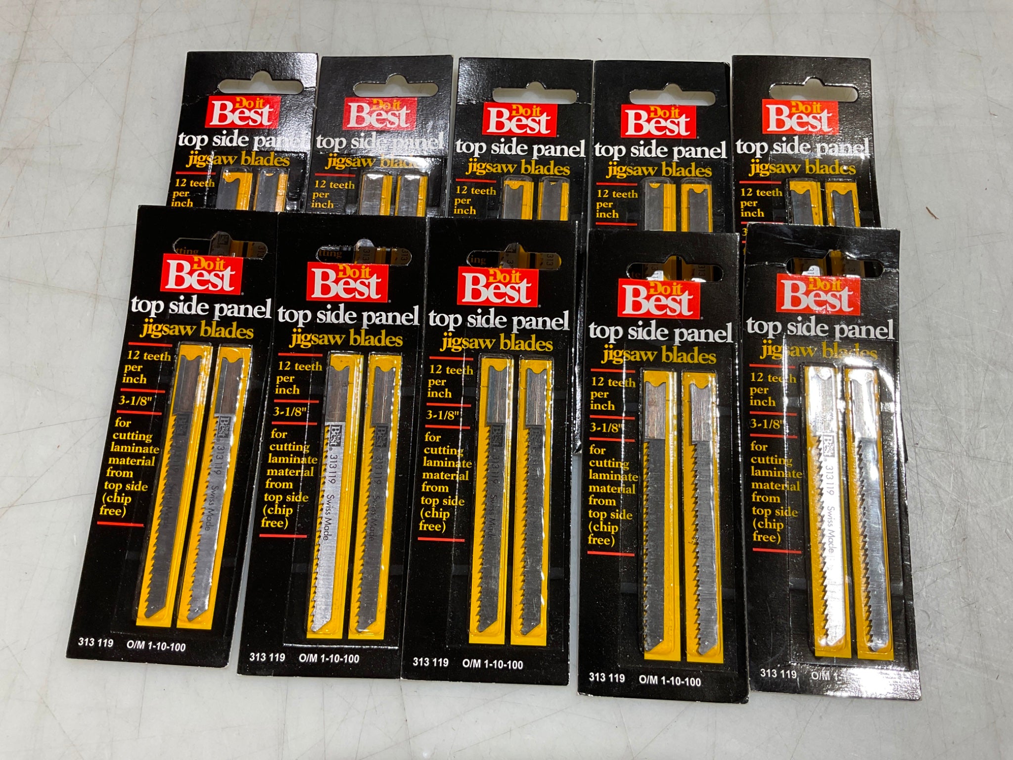 Do it Best 313 119 Top side panel 12 TPI jigsaw blades 10-2pks #S-56