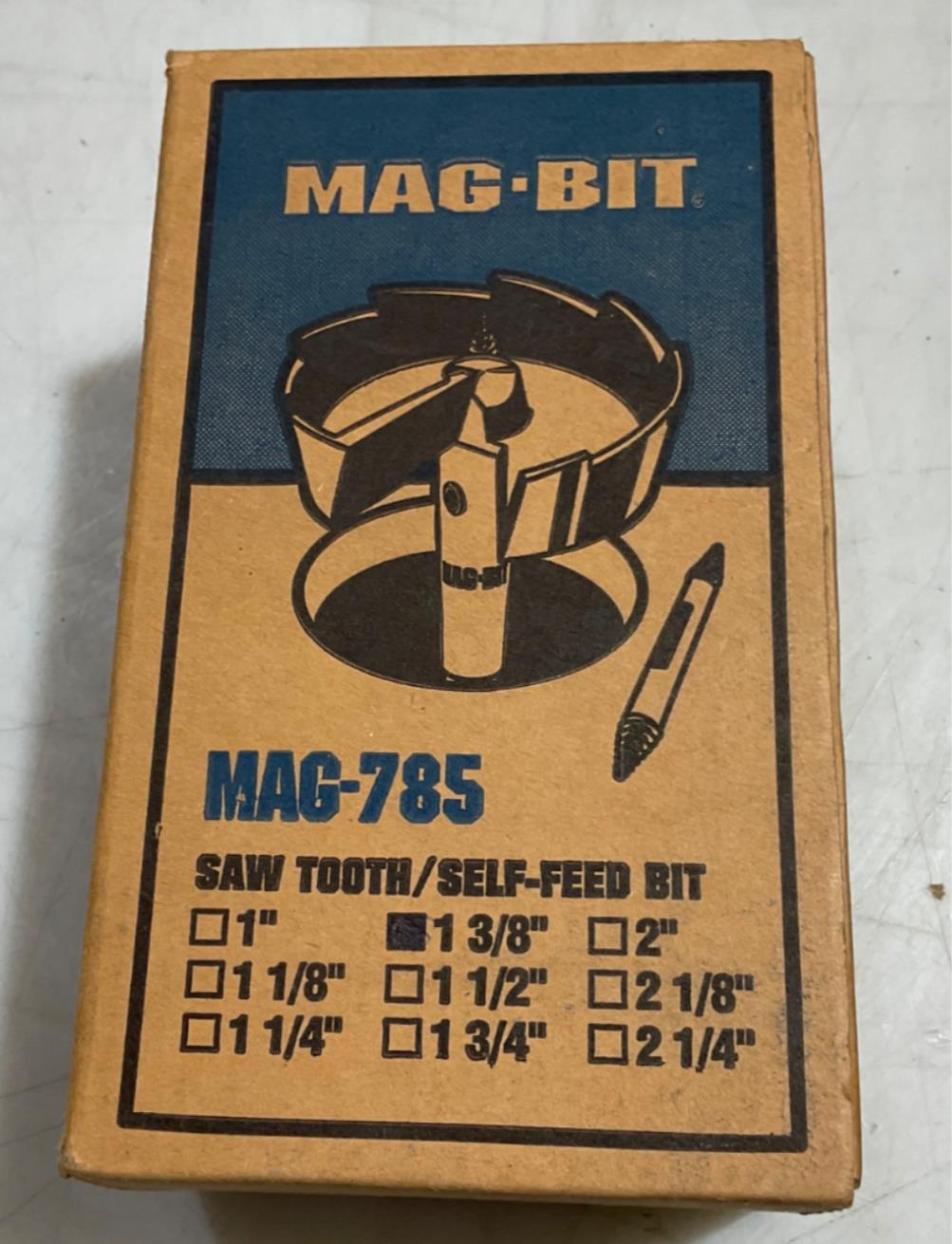 Mag-Bit Mag-785 1-3/8" Saw tooth/Self-feed bit