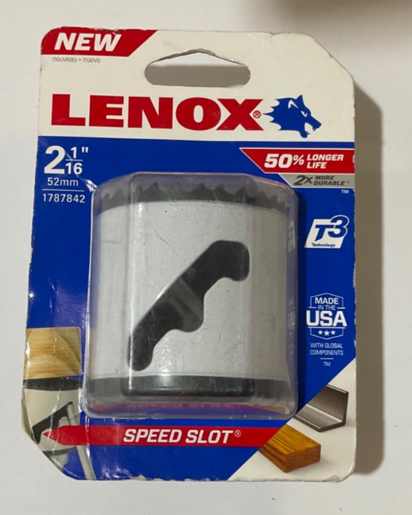 Lenox 1787842 2-1/16" Speed Slot Hole Saw USA