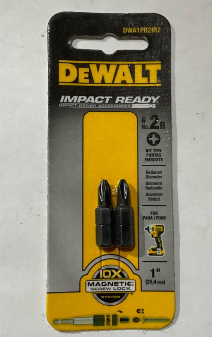 DeWalt DWA1PR2IR2 #2 Impact ready 1" bit tips #I-40