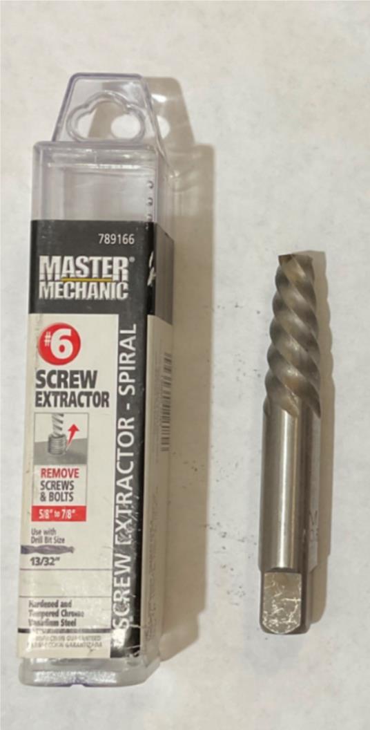 Master Mechanic 789166 #6 Screw Extractor - Spiral