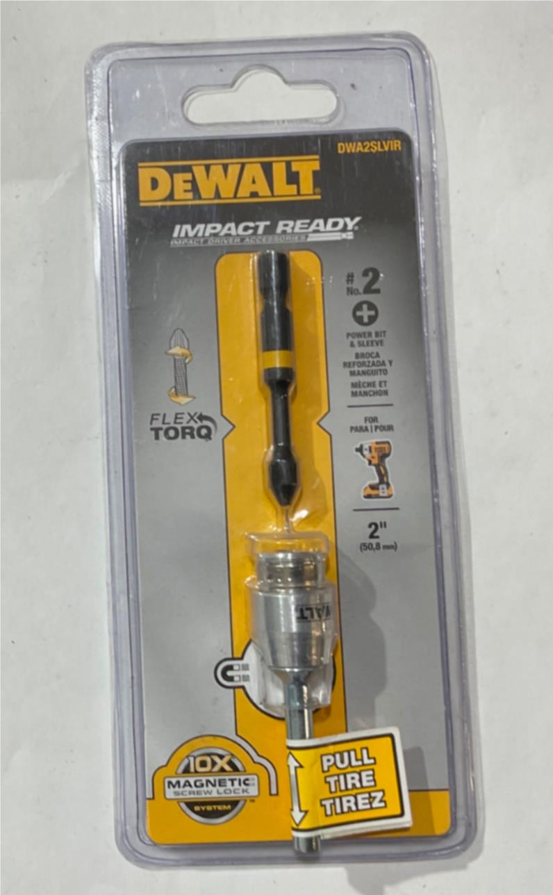 DeWalt DWA2SLVIR #2 Phillips Flextorq, impact ready magnetic power bit #I-92