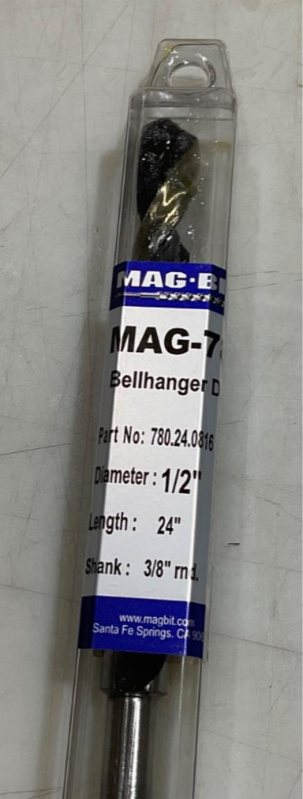 Mag-Bit 780.24.0816 1/2" x 24" Bell Hanger drill bit #M18