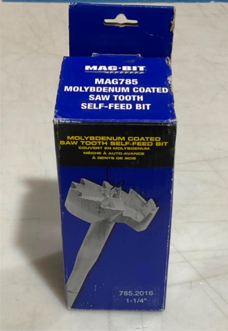 Mag-Bit 785-2016 1-1/4" Molybdenum coated Saw tooth/Self feed bit