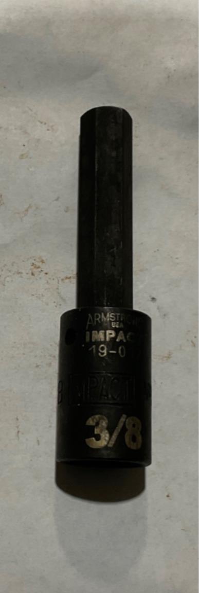 Armstrong 19-012 3/8” Hex Bit 3/8” Dr. Impact Socket USA