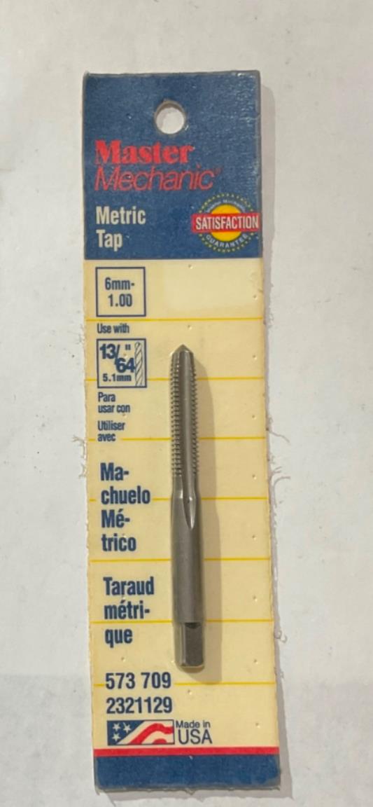 Master Mechanic 573 709 6mm-1.00 Metric tap USA #49