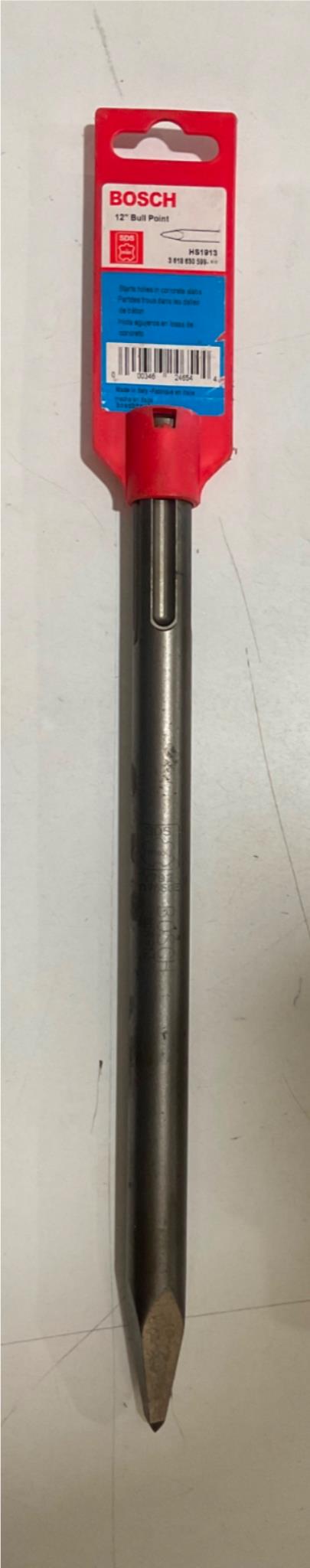 Bosch HS1913 12" Bull Point SDS-Max Hammer Steel #80