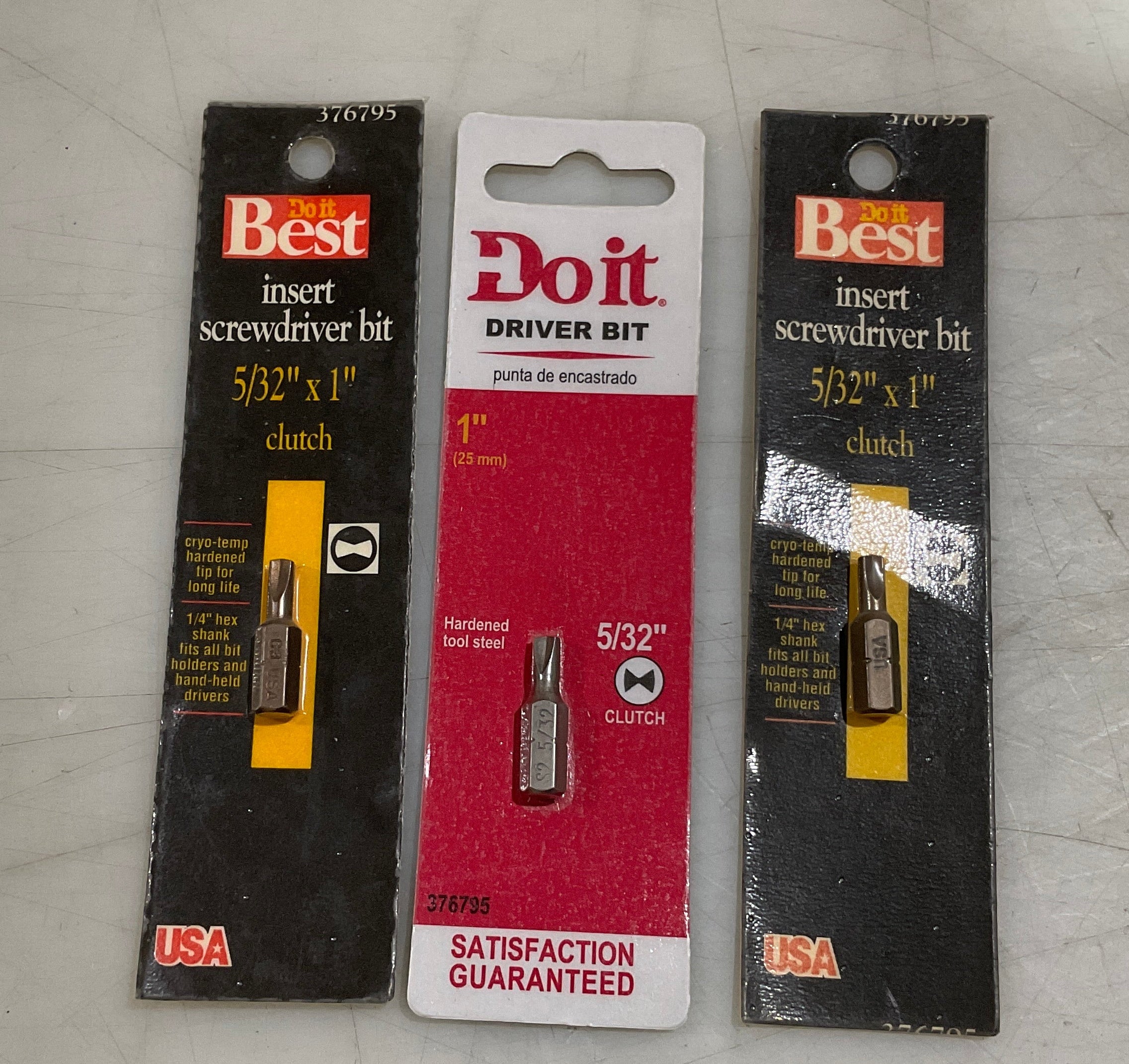 Do it Best 376795 5/32" x 1" clutch screwdriver bits 3pks #S-14