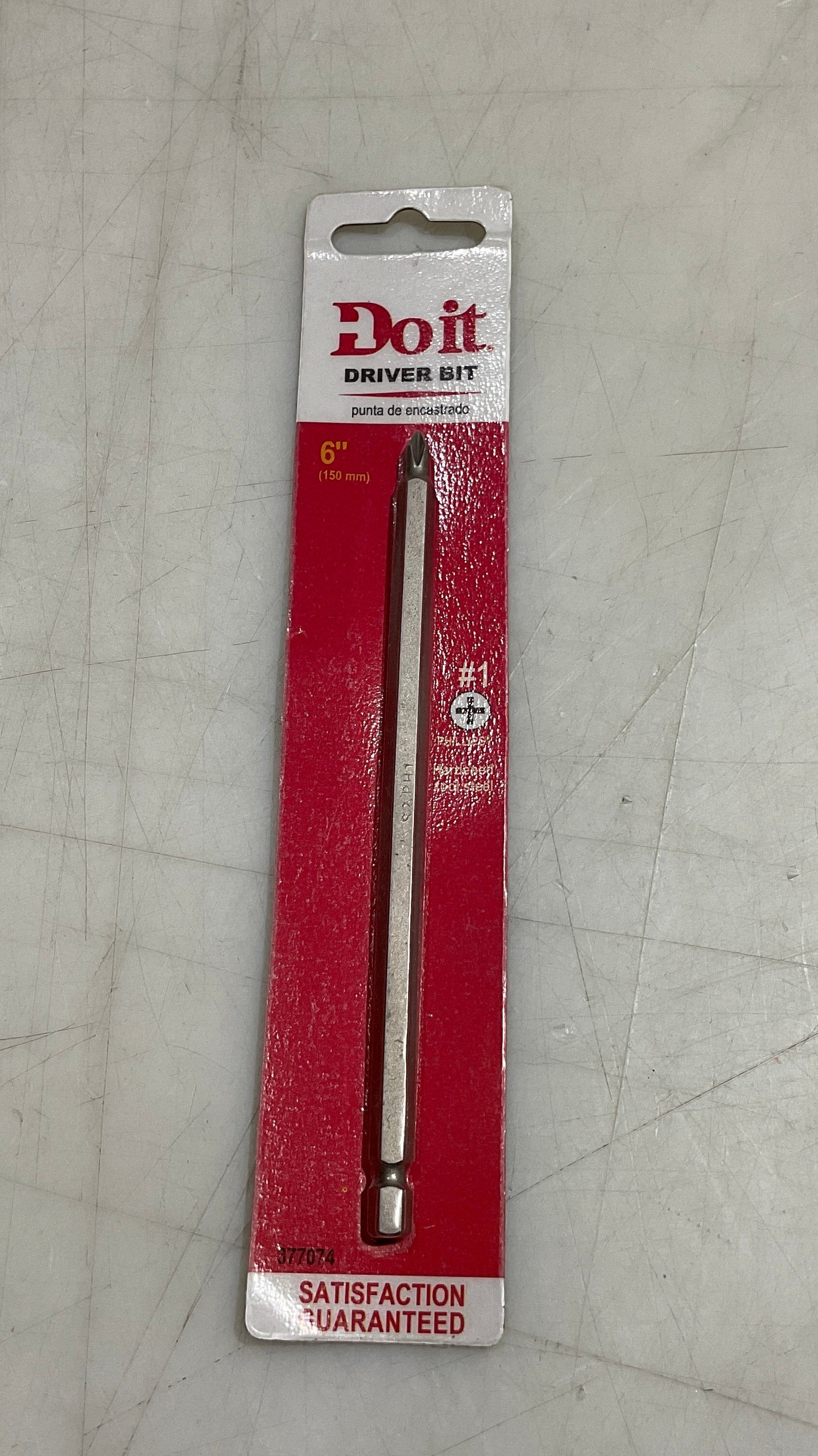 Do it Best 377074 #1 x 6 Phillips power screwdriver bit #S-26