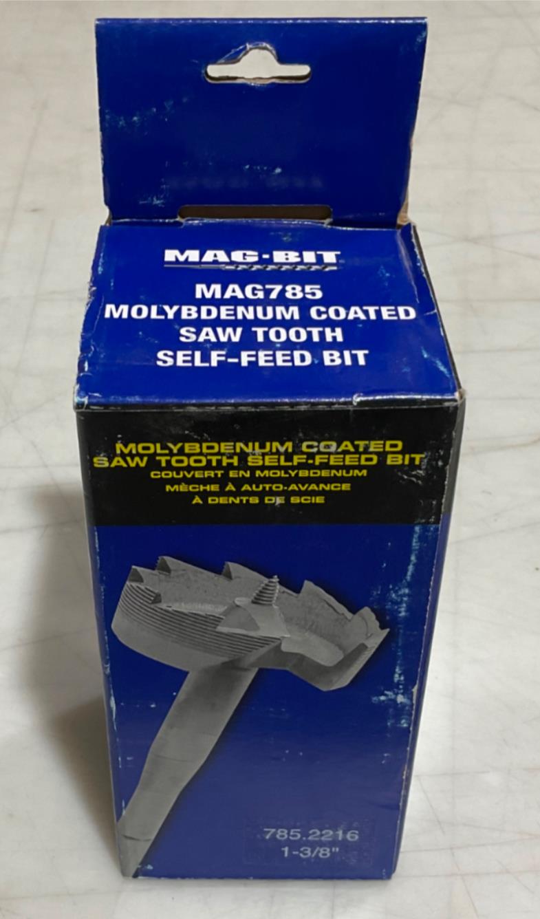 Mag-Bit 785.2216 1-3/8" Molybdenum coated Saw tooth/Self feed bit