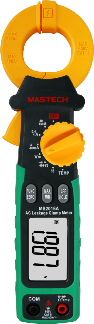 Mastech MS2016A AC Leakage Digital Clamp Meter TRMS