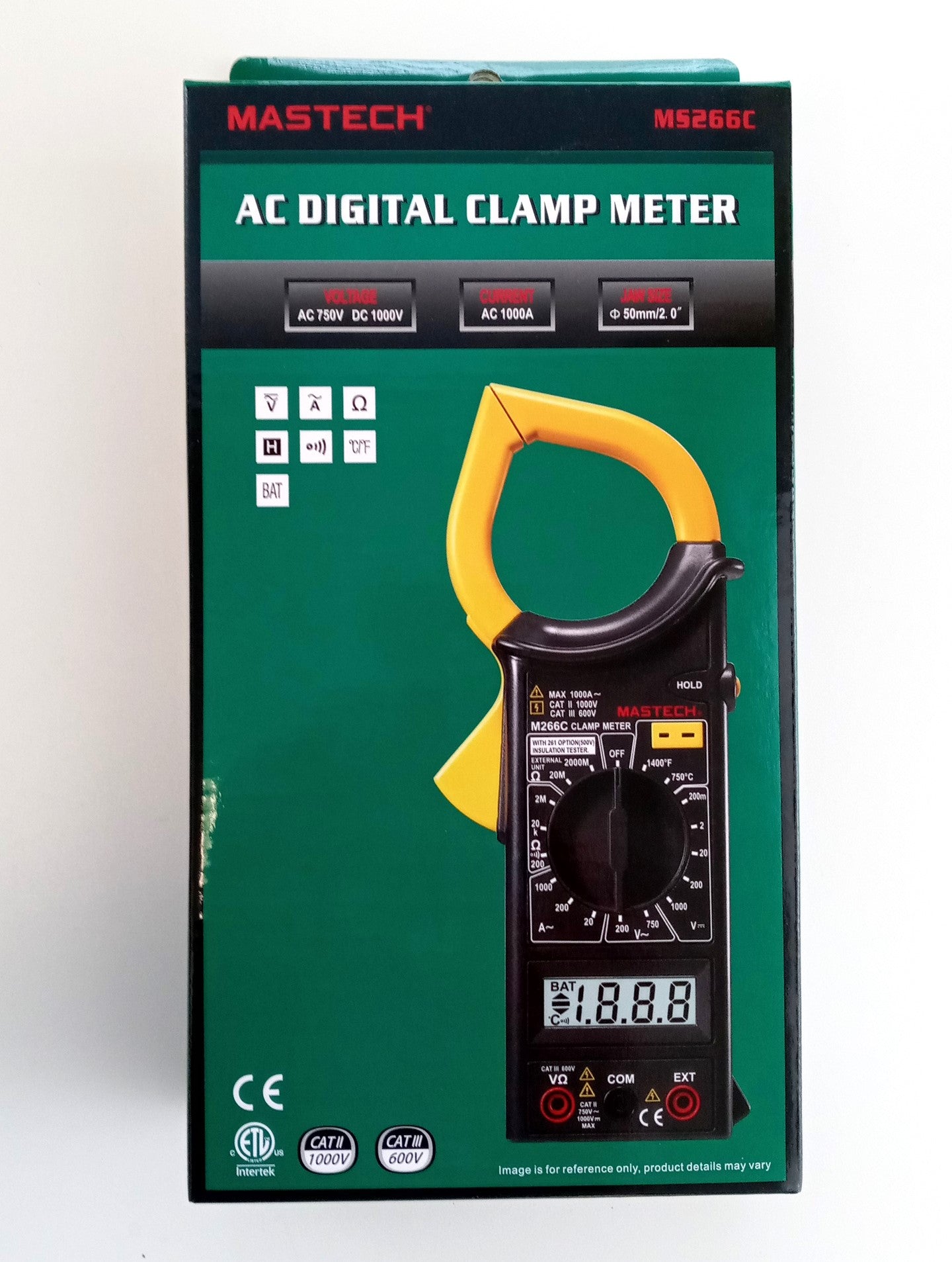 Mastech MS266 Digital Clamp Meter 750V