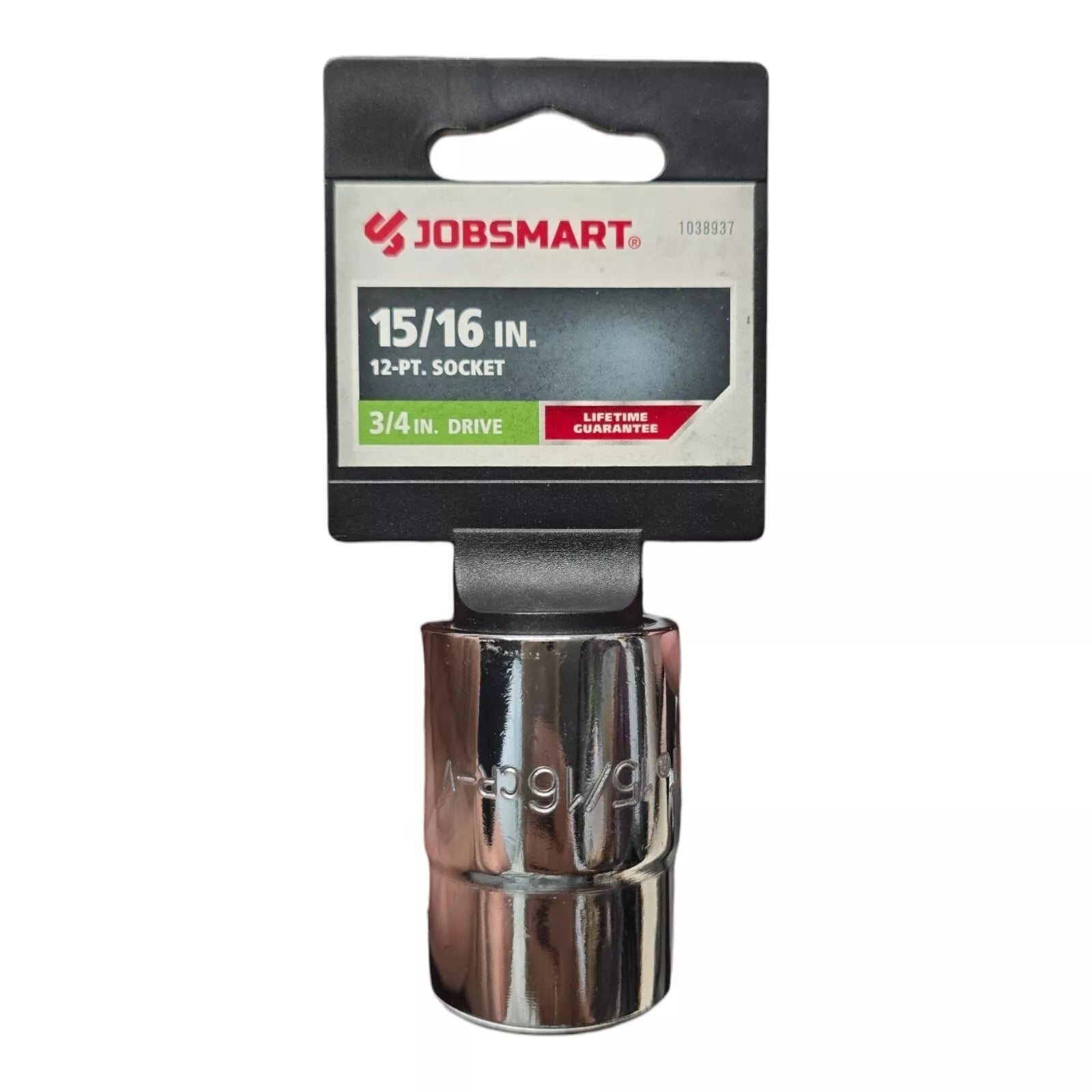 Jobsmart 1038937 3/4" Drive 15/16" 12 Pt. Socket