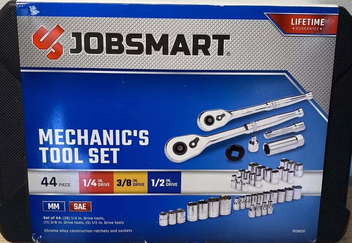 Jobsmart 1038231 44 piece Mechanic's Tool Set