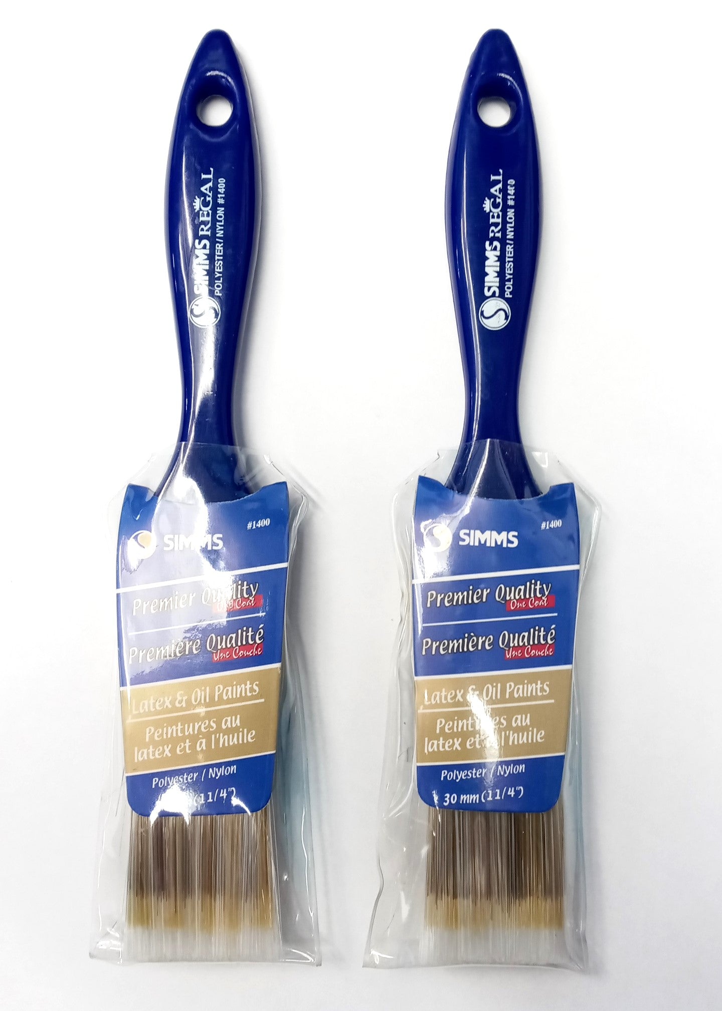 Advance 89745 Premiere Quality Wall Brush 1-1/4' Wide Polyester Nylon Fill 2pcs.