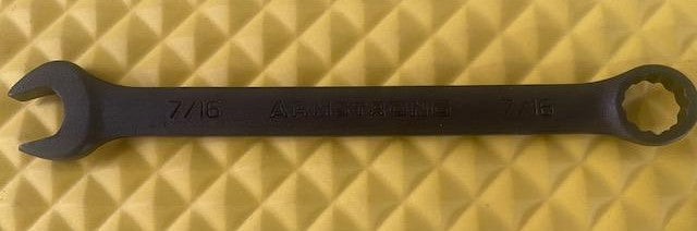 Armstrong 30-114 7/16" Black Combination Wrench 12pt USA