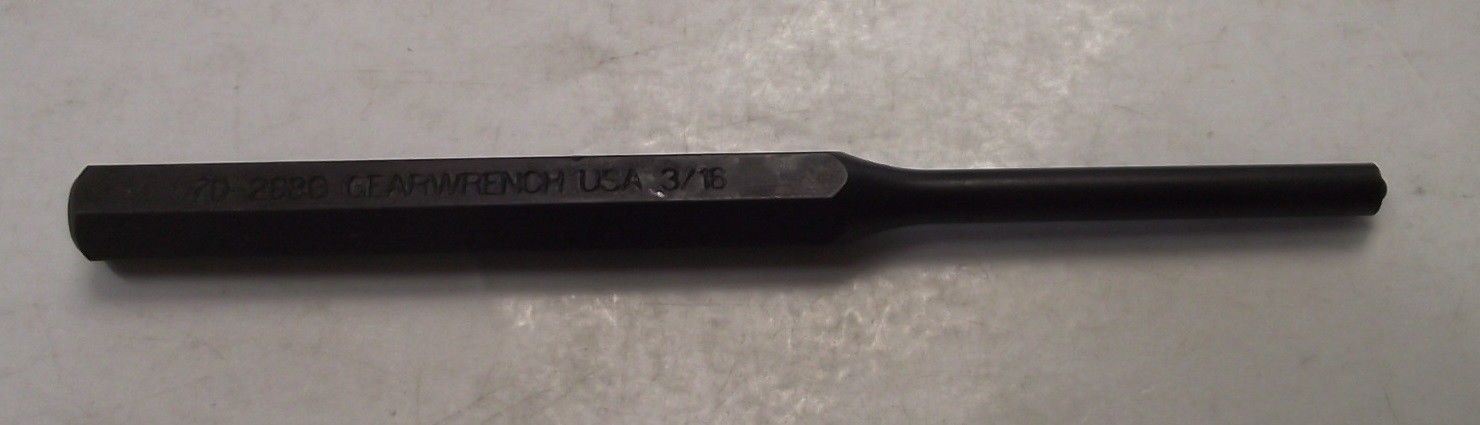 Gearwrench 70-268G 3/16" x 5/16" x 4-1/2" Roll Pin Punch USA