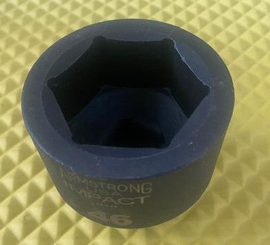 ARMSTRONG 48-046 46MM Impact Socket 3/4" Drive 6 Point USA