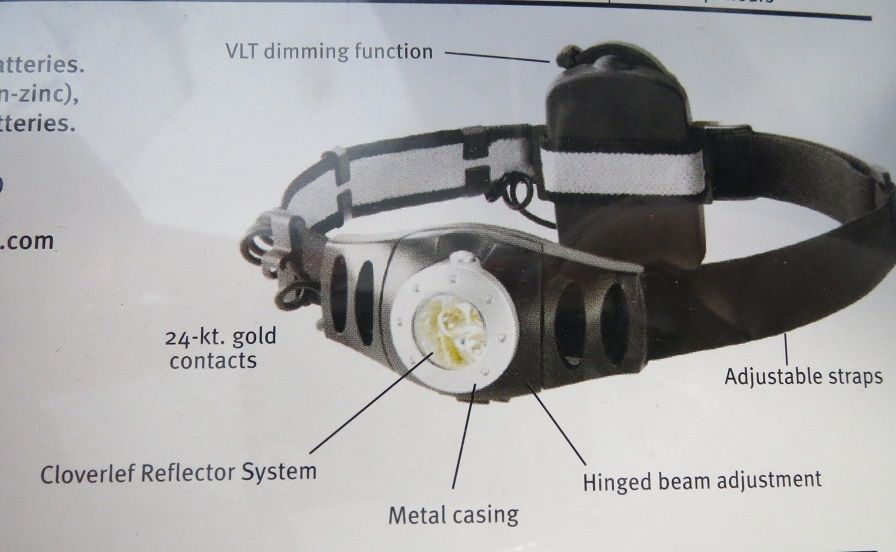 Coast TT1041CP Triplex LED Revolution Headlamp With DImmer