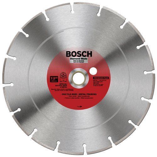 Bosch DB1267 Premium Plus 12" Dry or Wet Metal Cutting Seg Diamond Saw Blade