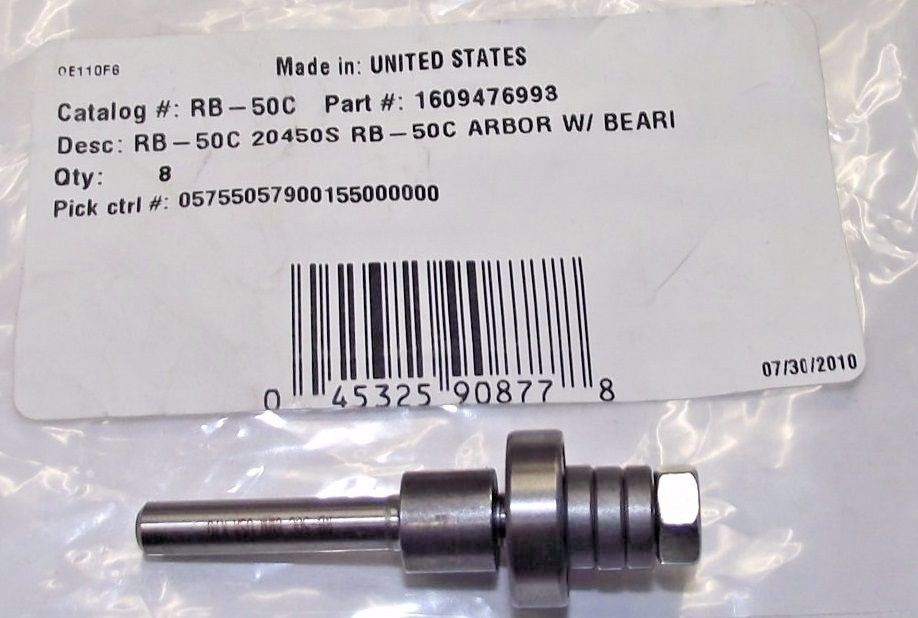 Bosch RB-50C Slotting Cutter 6mm Arbor Ball Bearing, 6mm Shank USA