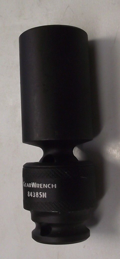 Gearwrench 84385N 3/8" Drive 19mm Metric Deep Universal Socket