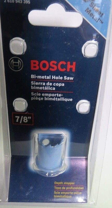 Bosch HSM087 7/8" Sheet Metal Bi-Metal Hole Saw