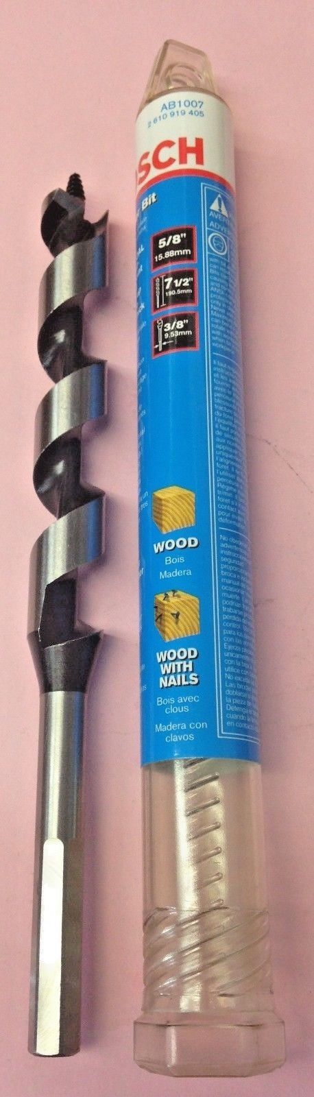 Bosch AB1007 5/8" x 7-1/2" Wood Auger Bit