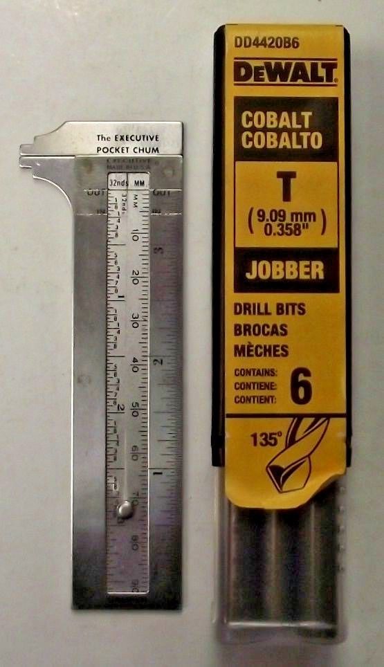 Dewalt DD4420B6 Letter T Cobalt Jobber Drill Bits 6 Pack Germany