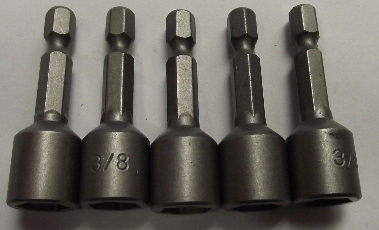 Bosch 2610933495 3/8 x 1 5/8 Magnetic Nutsetter 5pcs.