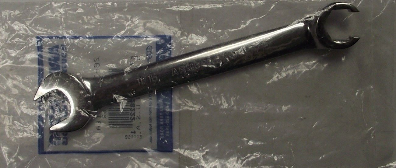 Armstrong 28-222 11/16" Full Polish Flare Nut Combination Wrench USA